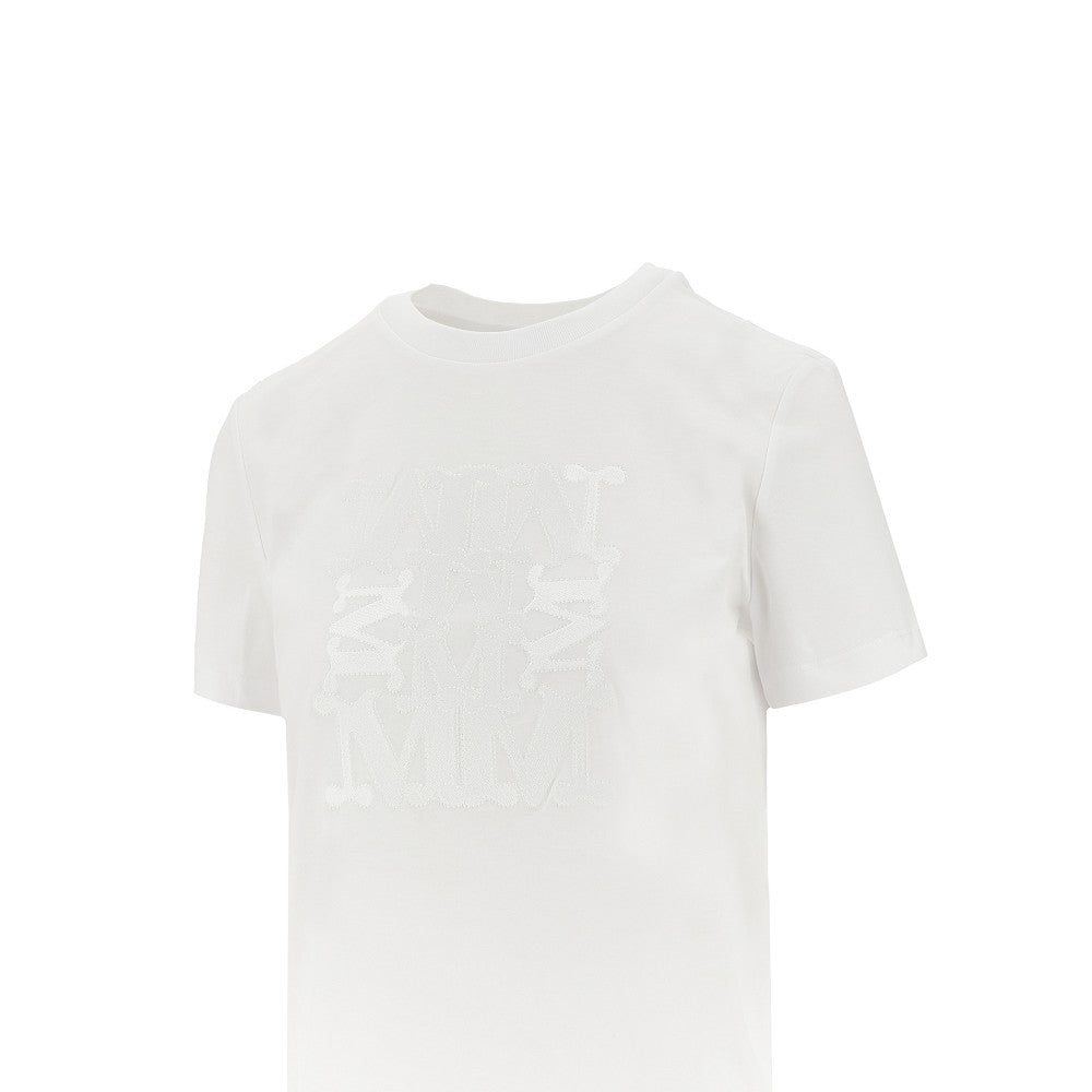 MAX MARA S monogram embroidery t-shirt