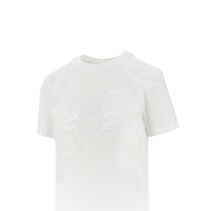 MAX MARA S monogram embroidery t-shirt