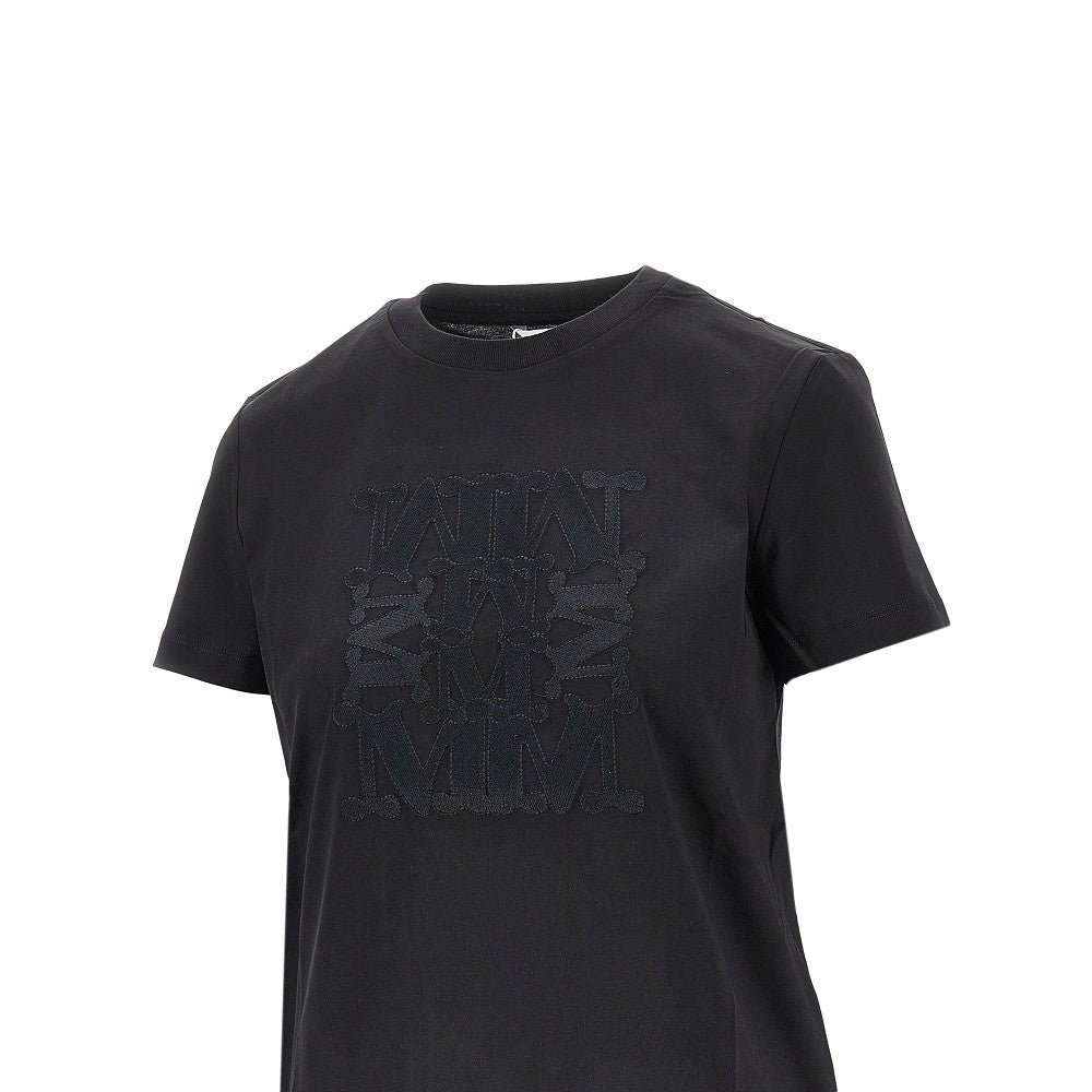 MAX MARA S monogram embroidery t-shirt