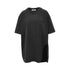 THE ATTICO 38 oversized t-shirt with moulded hem