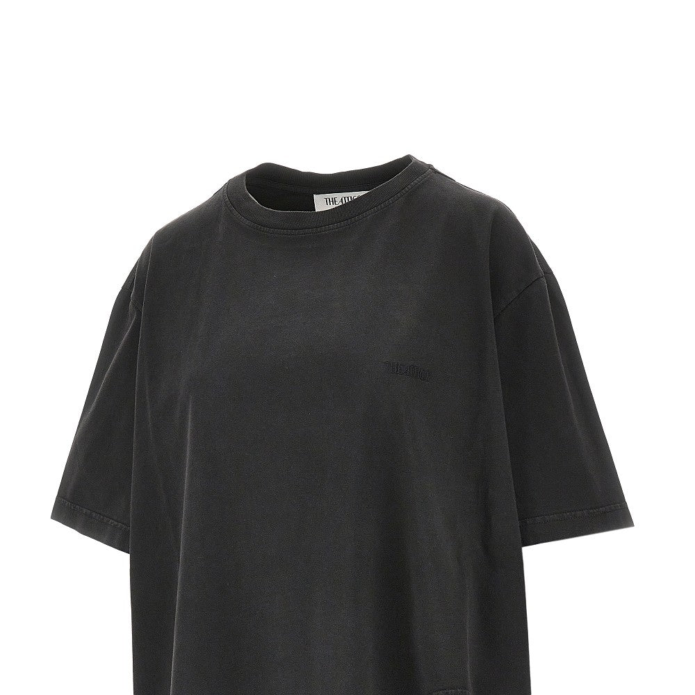 THE ATTICO 38 oversized t-shirt with moulded hem