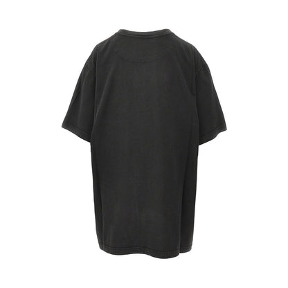 THE ATTICO 38 oversized t-shirt with moulded hem