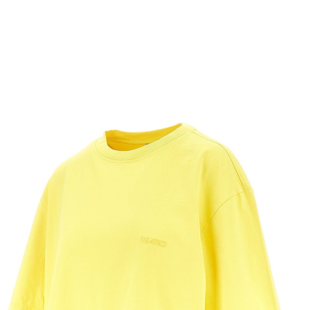THE ATTICO 38 oversized t-shirt with moulded hem