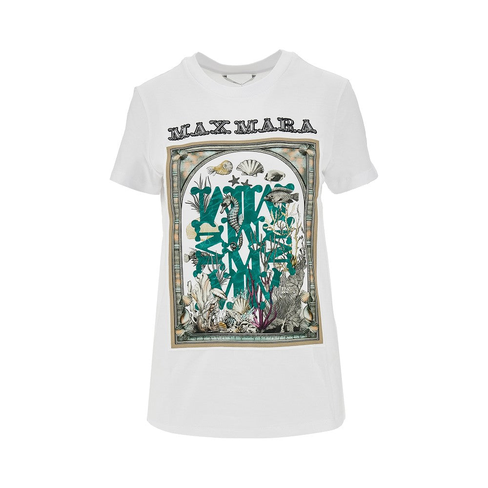 MAX MARA XS printed jersey t-shirt