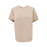 MAX MARA WEEKEND XS jersey and satin t-shirt