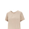 jersey and satin t-shirt