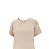 MAX MARA WEEKEND XS jersey and satin t-shirt