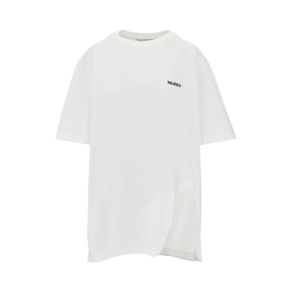 THE ATTICO 38 oversized t-shirt with moulded hem