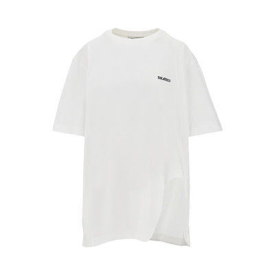 oversized t-shirt with moulded hem