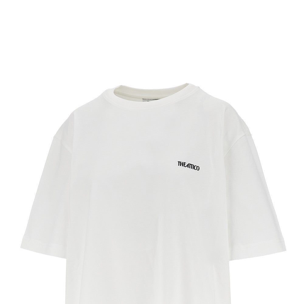 THE ATTICO 38 oversized t-shirt with moulded hem