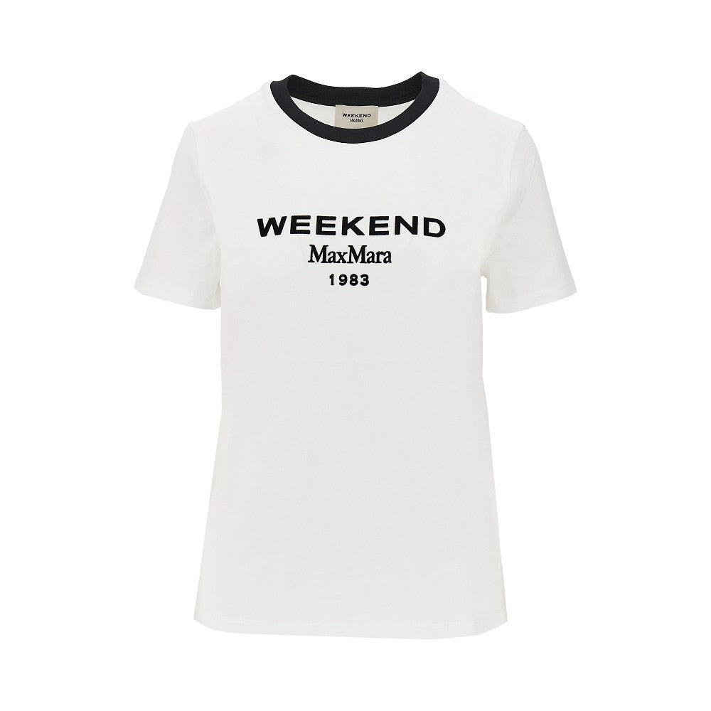 cotton t-shirt with velvet logo
