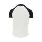 COURREGES M circle contrast t-shirt