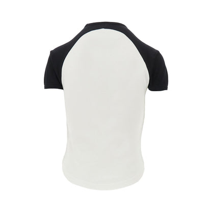 COURREGES M circle contrast t-shirt