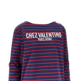 VALENTINO XS chez valentino striped t-shirt