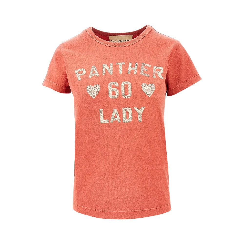 VALENTINO S panther lady printed t-shirt