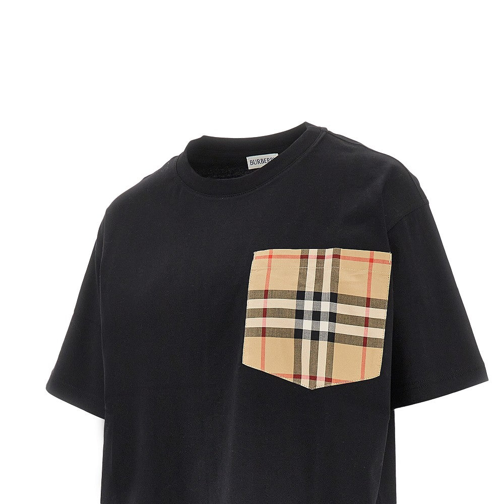 BURBERRY XS check pocket t-shirt