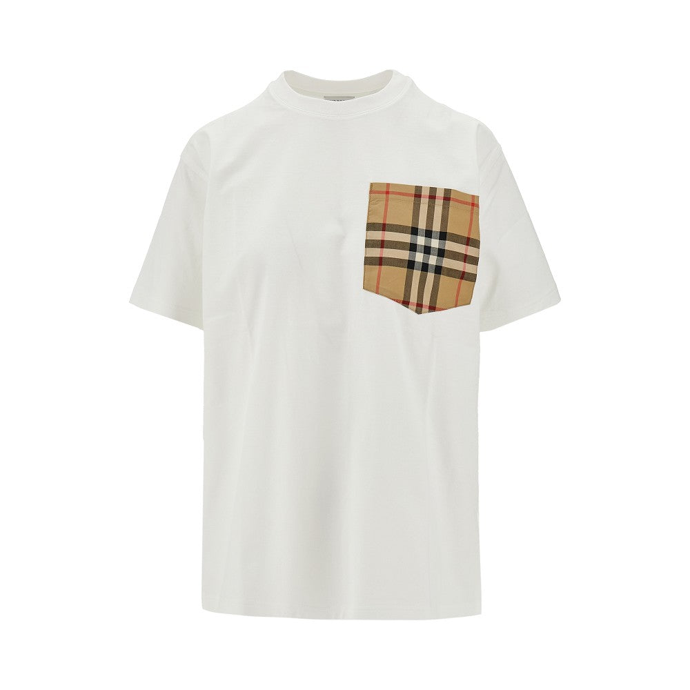 BURBERRY XS check pocket t-shirt