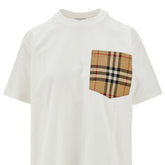 BURBERRY XS check pocket t-shirt