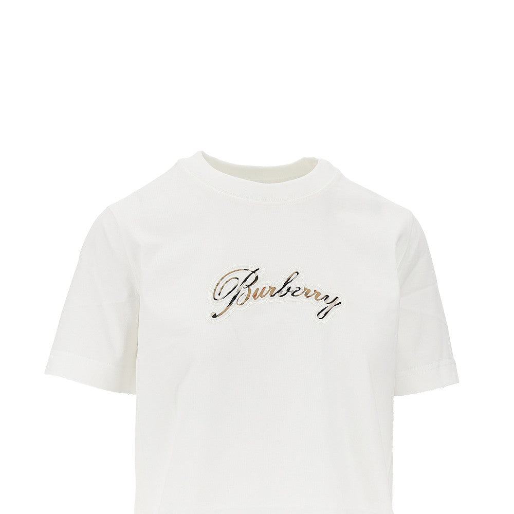 logo embroidery t-shirt