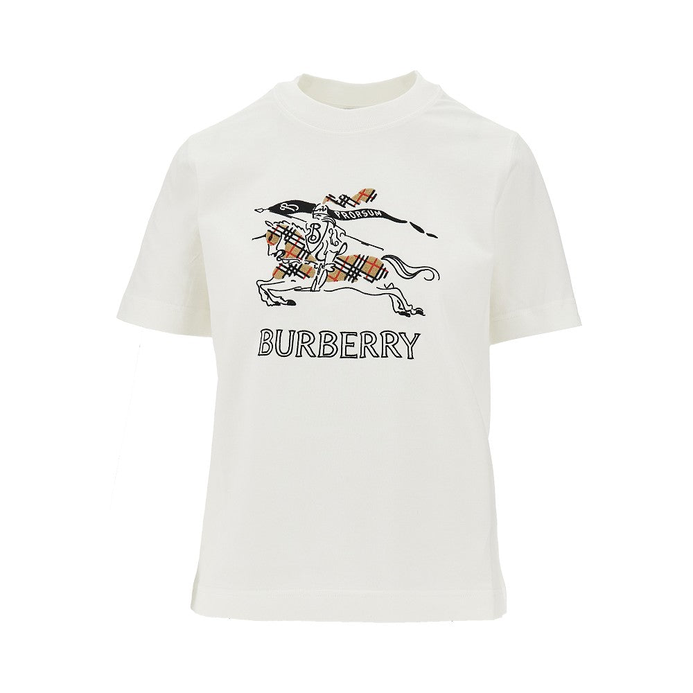 BURBERRY XS ekd embroidery t-shirt