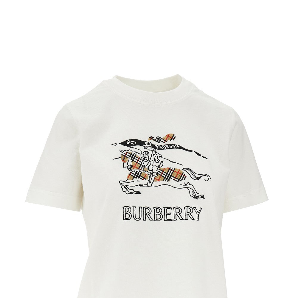 BURBERRY XS ekd embroidery t-shirt