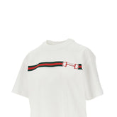 GUCCI XS web and horsebit print t-shirt