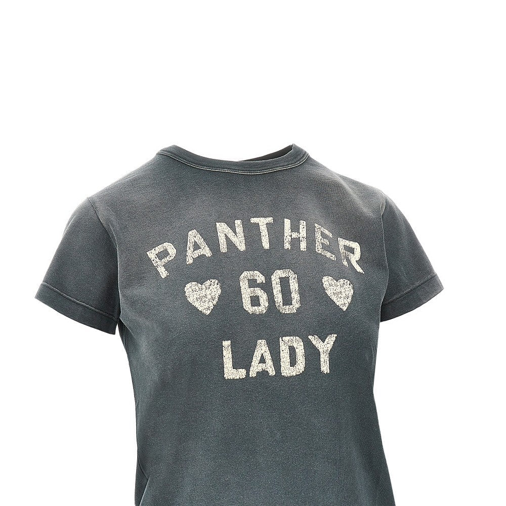 VALENTINO S panther lady print t-shirt