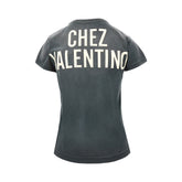 VALENTINO S panther lady print t-shirt