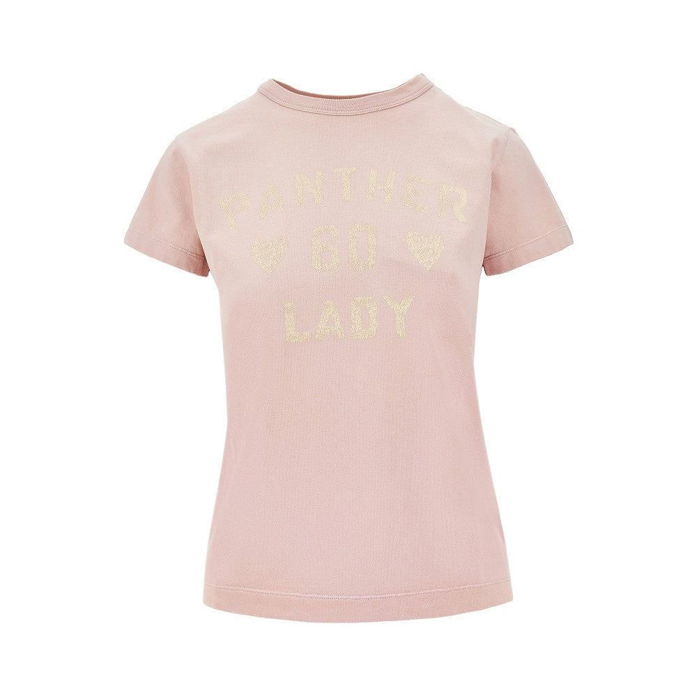 VALENTINO S panther lady print t-shirt