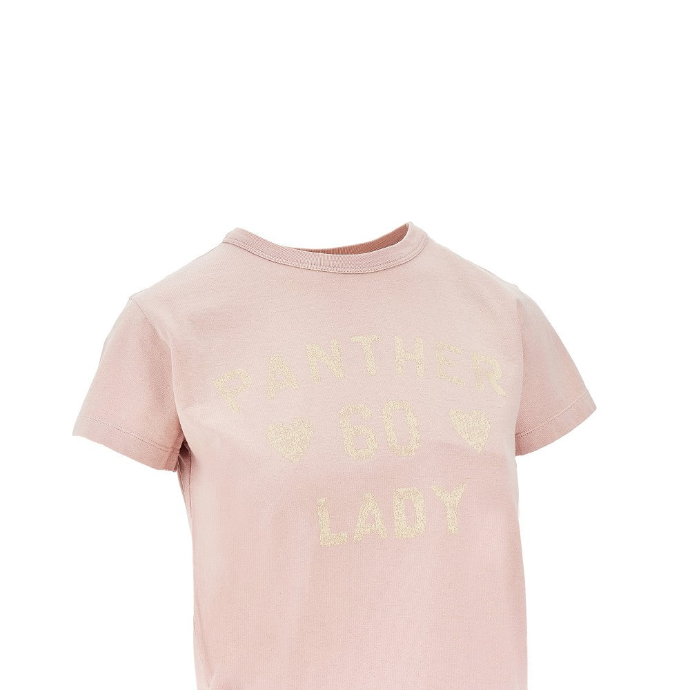 VALENTINO S panther lady print t-shirt