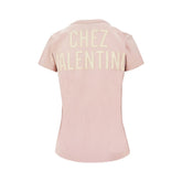 VALENTINO S panther lady print t-shirt