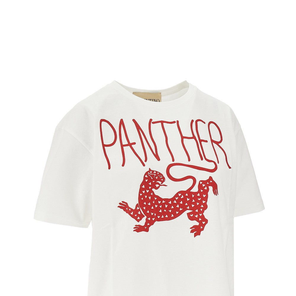 panther print t-shirt