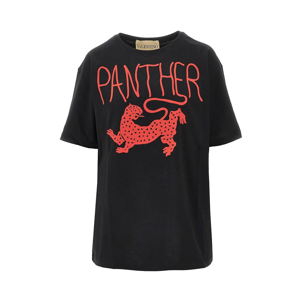 panther print t-shirt