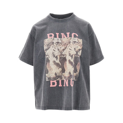 tiger bing print t-shirt