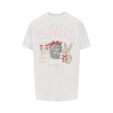 GANNI XS animals print t-shirt
