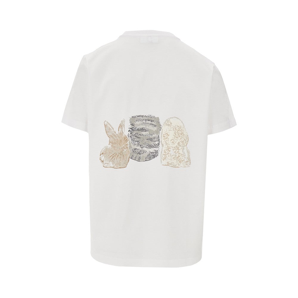 GANNI XS animals print t-shirt
