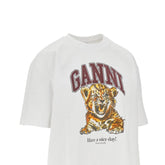 GANNI XS tiger print t-shirt