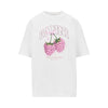 cotton t-shirt with raspberries print