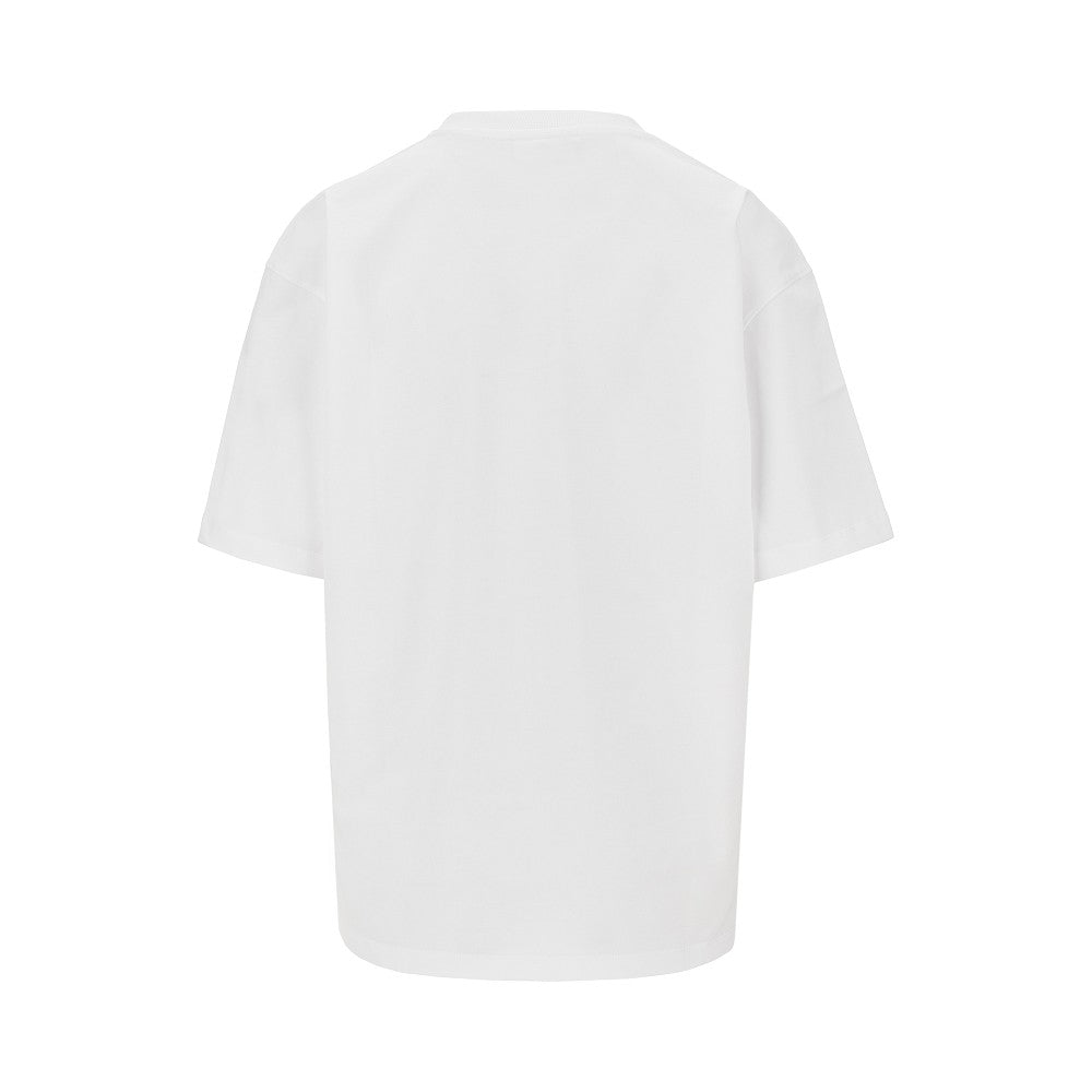 cotton t-shirt with raspberries print