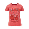 jersey t-shirt with cherry print