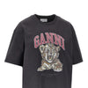 cotton t-shirt with tiger print