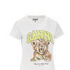 jersey t-shirt with tiger print