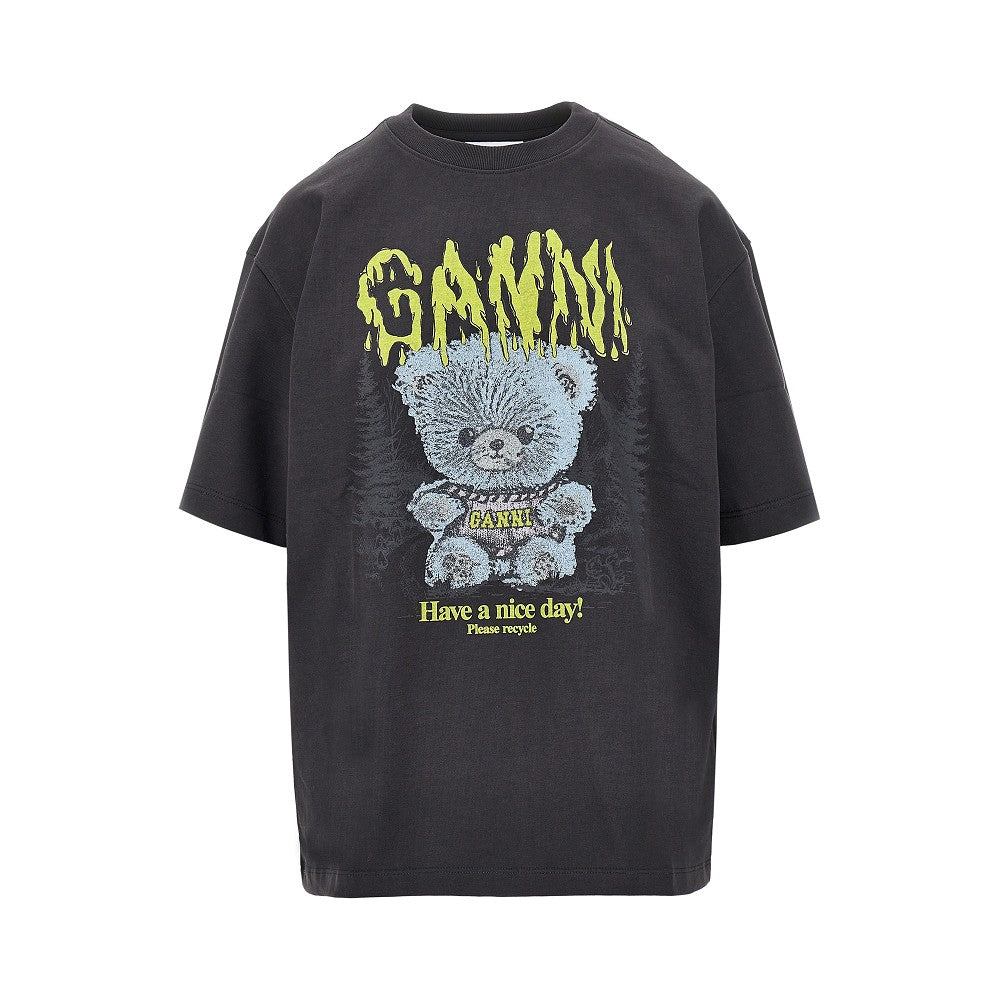 forest teddy print relaxed fit t-shirt