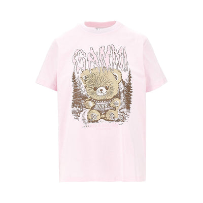 forest teddy print t-shirt