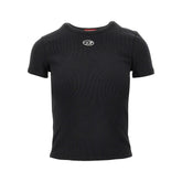 DIESEL XS t-ele-long-d ribbed t-shirt