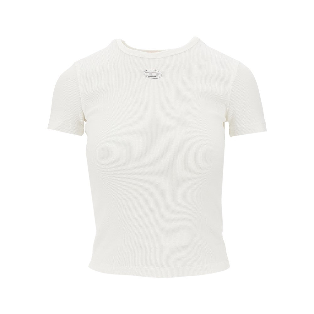 DIESEL XS t-ele-long-d ribbed t-shirt