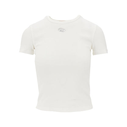 DIESEL XS t-ele-long-d ribbed t-shirt