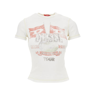 marsy ribbed cotton t-shirt