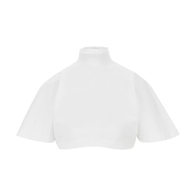 turtleneck cropped t-shirt