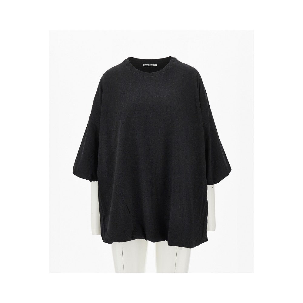 ACNE XS gathered edges oversized t-shirt